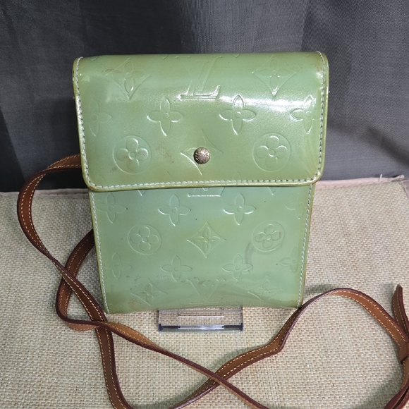 Louis Vuitton Light Green Monogram Crossbody Bag - Picture 1 of 16